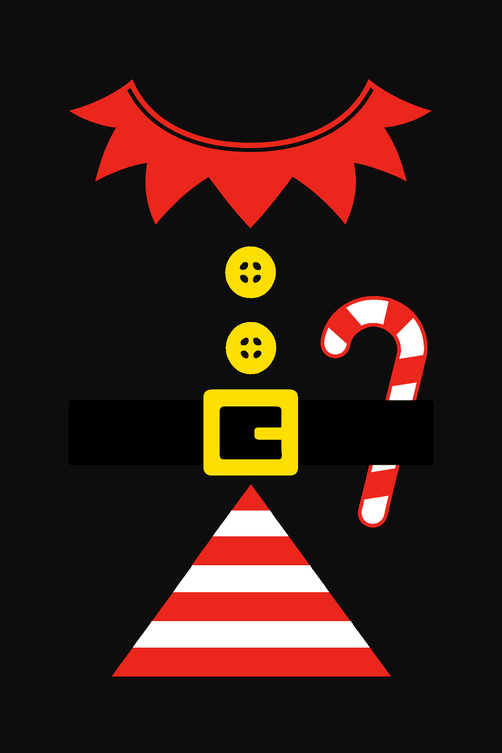 Festive Elf Costume with Candy Cane