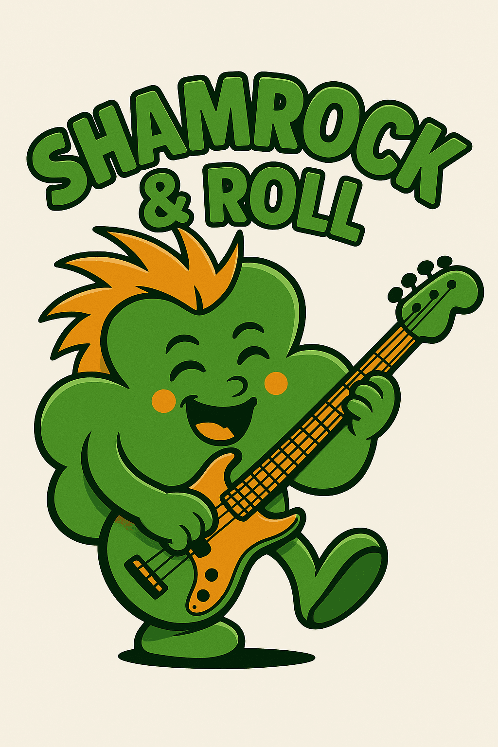 Shamrock Rocker with Electric Guitar