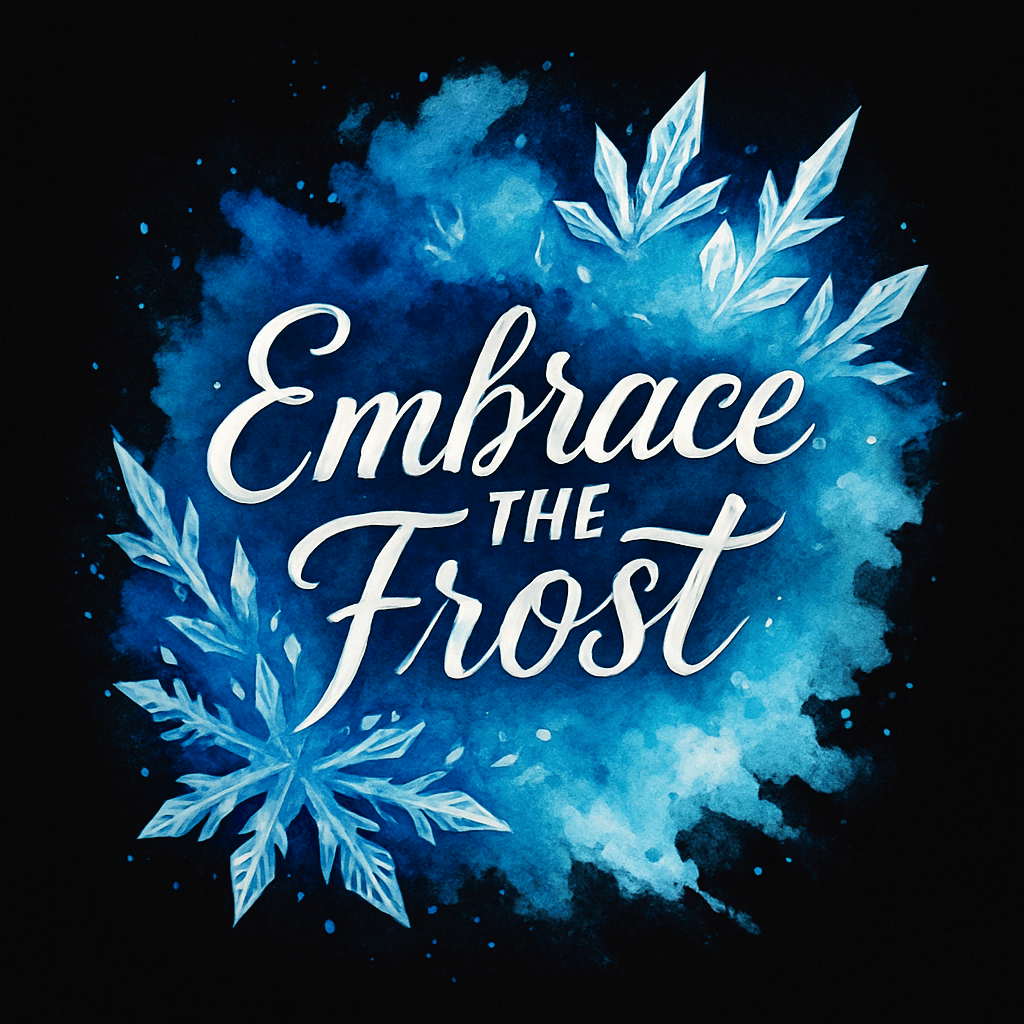 Embrace the Frost - Winter Inspired Quote