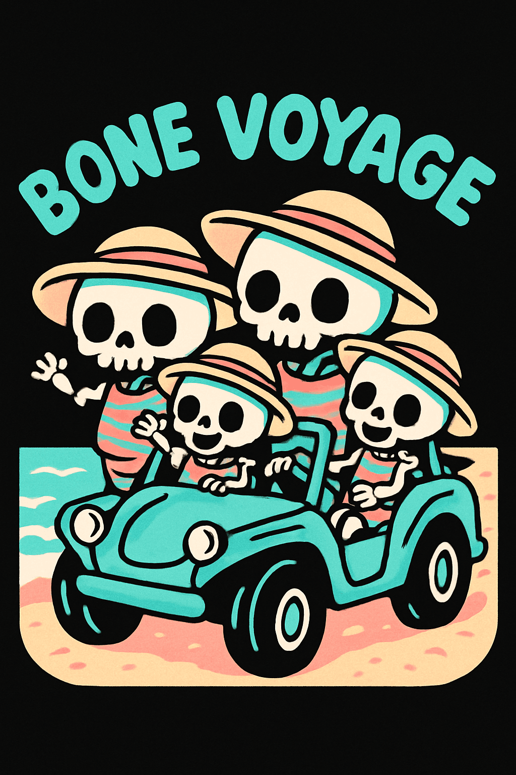 Bone Voyage: Skeleton Road Trip Fun