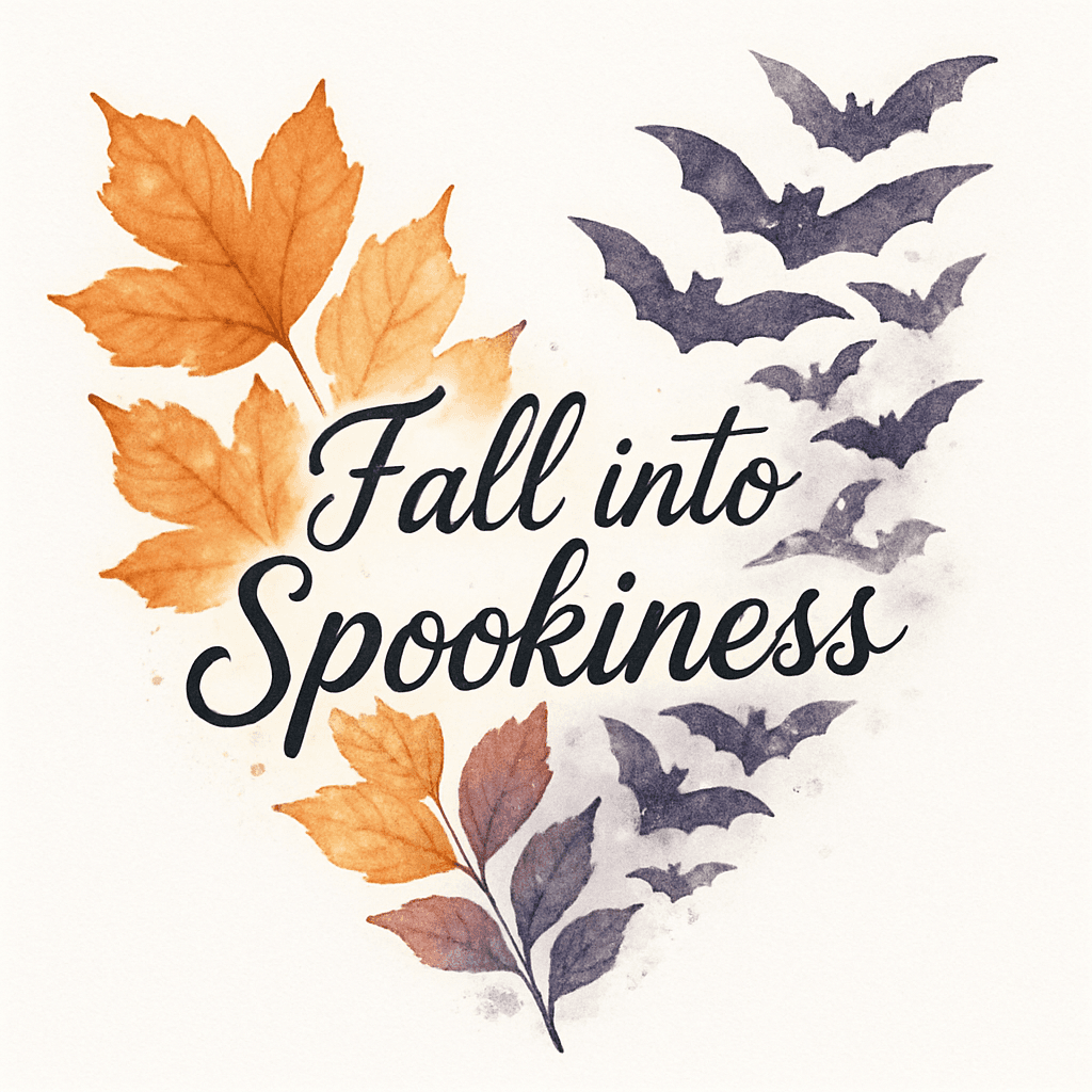 Fall into Spookiness with Autumn Leaves & Bats