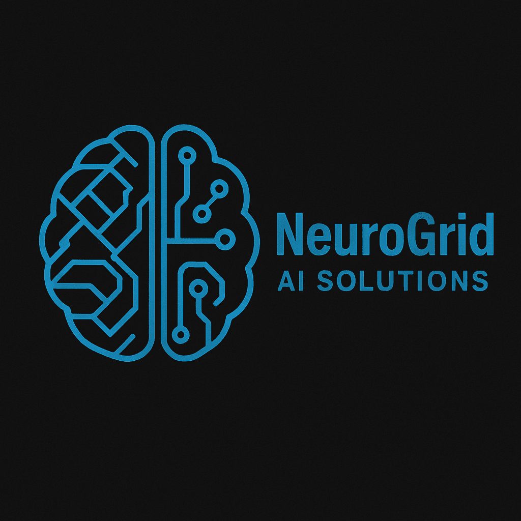 NeuroGrid AI Solutions Tech Brain Logo