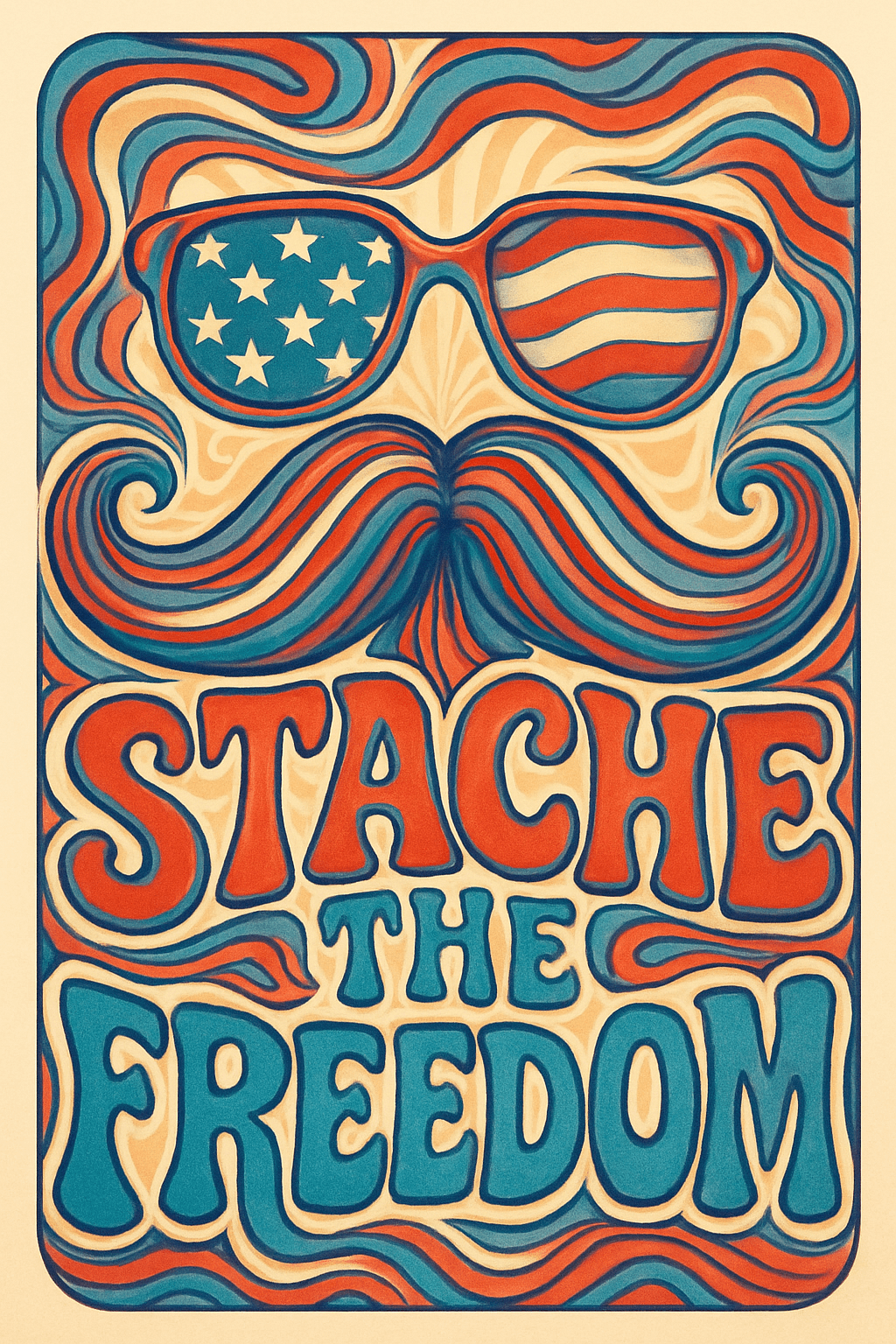 Stache the Freedom Vibe