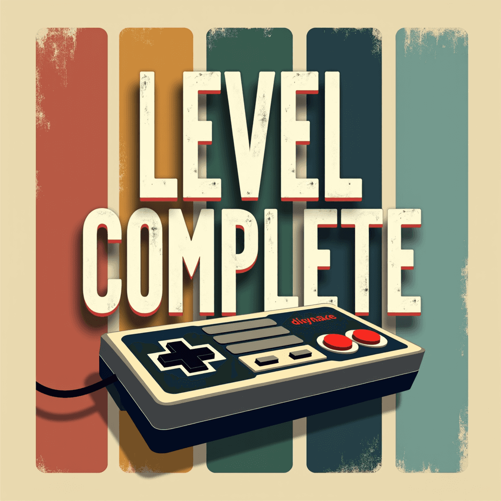 Level Complete Retro Gaming