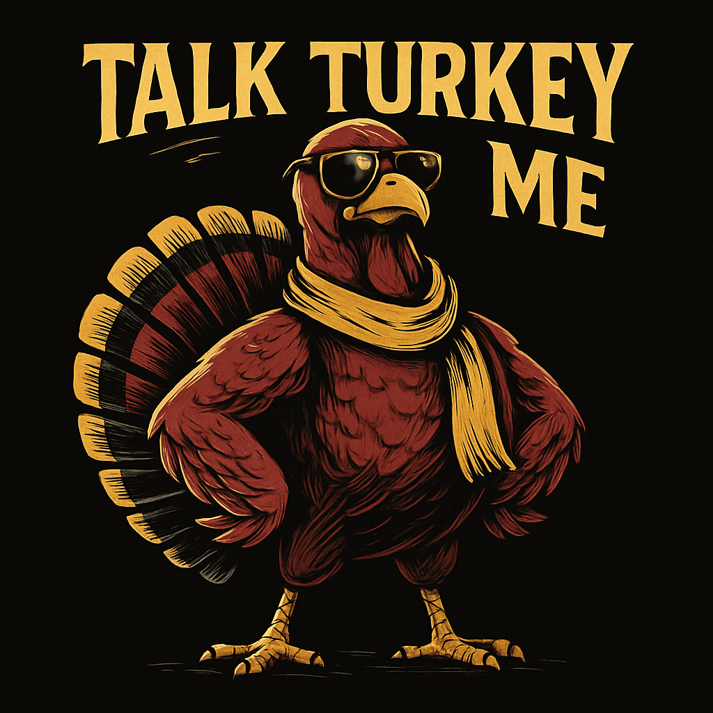 Cool Turkey with Sunglasses - Talk Turkey Me