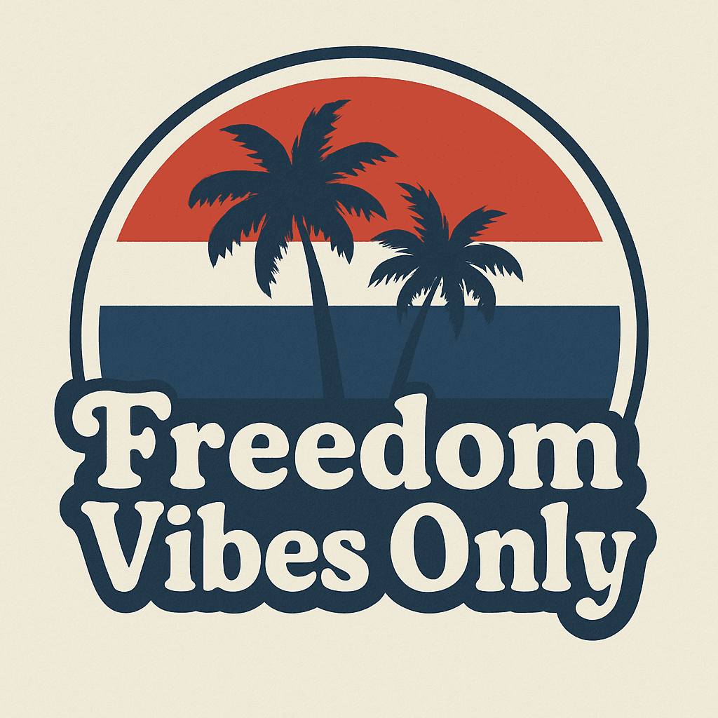 Tropical Freedom Vibes Sticker