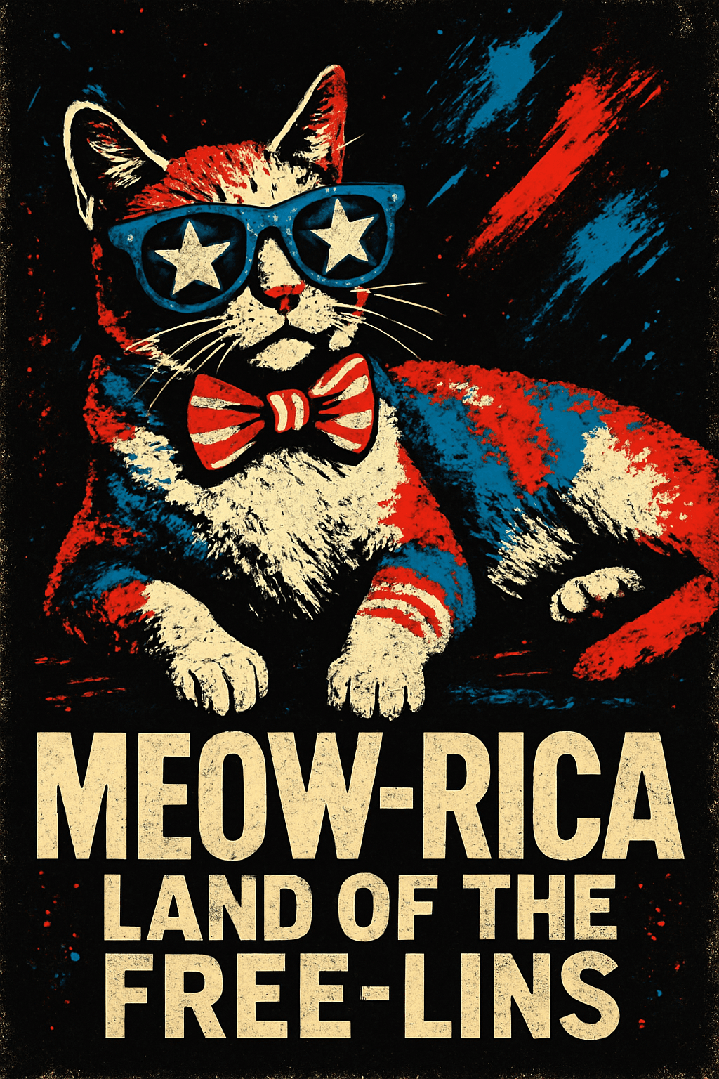 Patriotic Cat Comedy: Meow-rica!