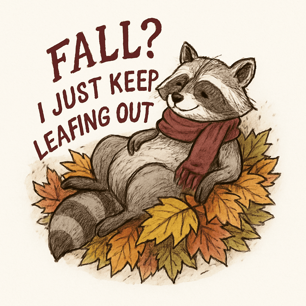 Relaxing Raccoon: Keepin' on Leafing Out