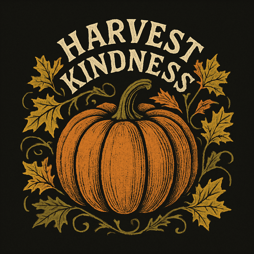 Harvest Kindness Pumpkin Design