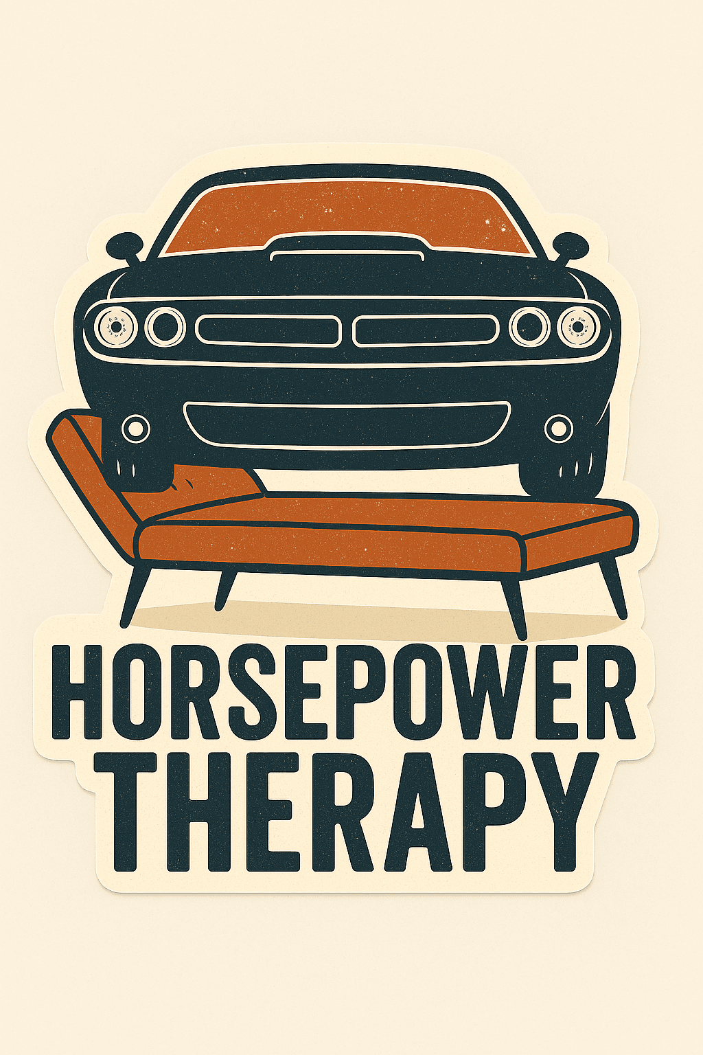Horsepower Therapy Sticker