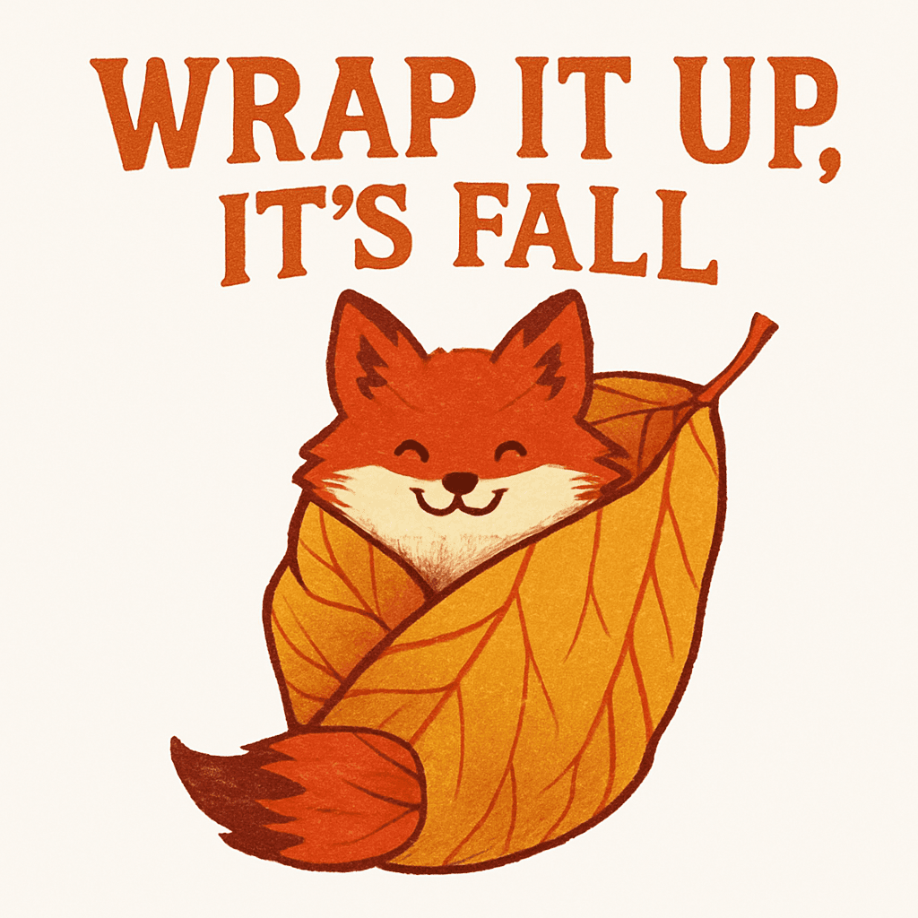 Wrap It Up, It's Fall - Cozy Fox in Leaf