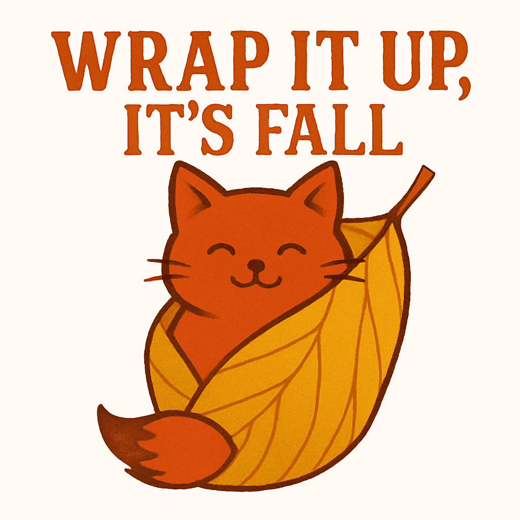 Wrap It Up, It's Fall - Cozy Fox in Leaf
