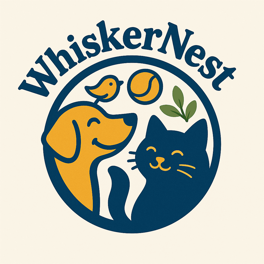 WhiskerNest Happy Pets Logo
