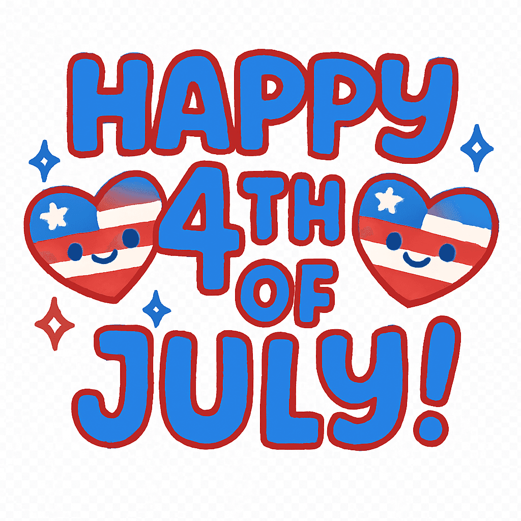 Cheerful 4th of July Celebration!