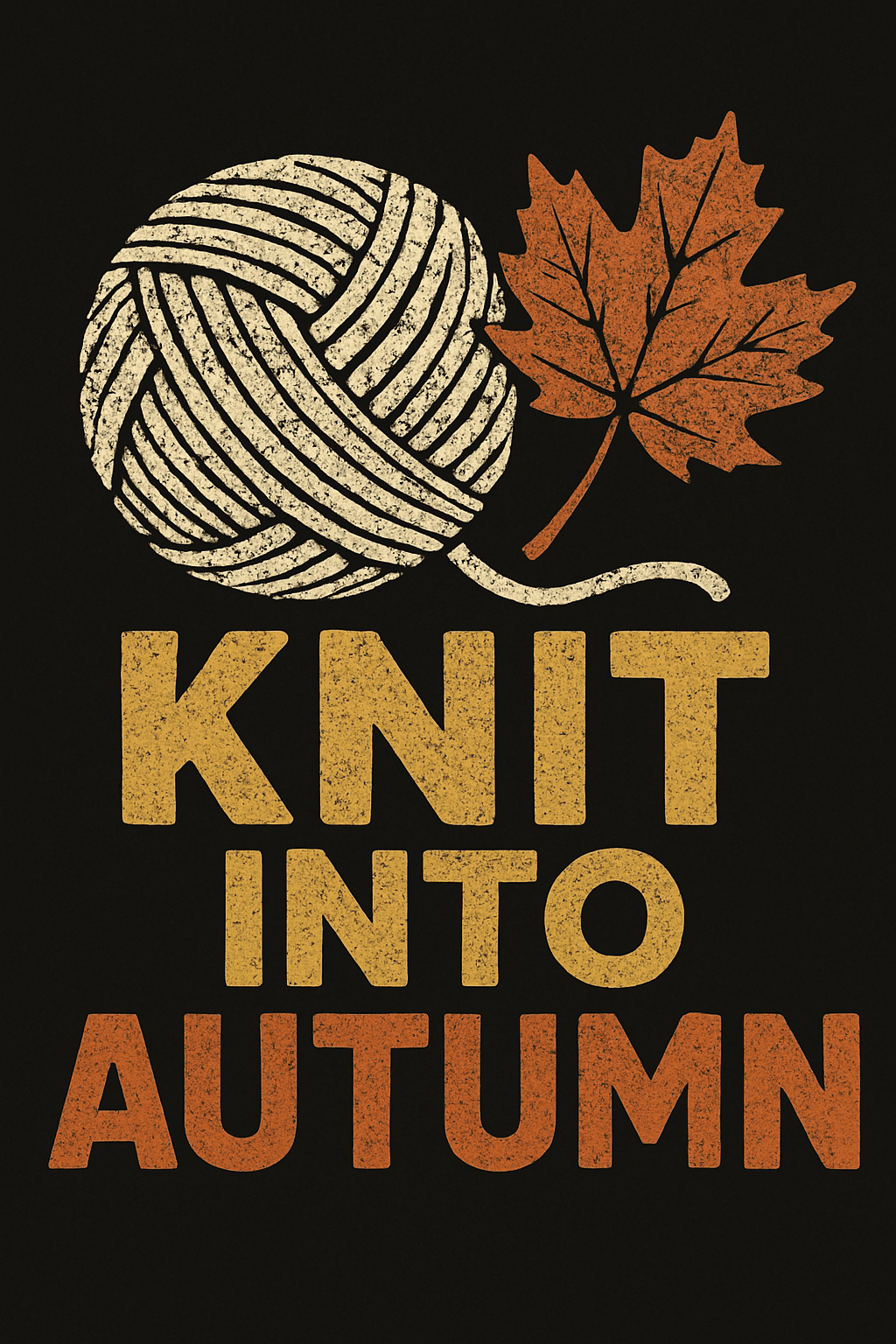 Knit Into Autumn Cozy Fall Design