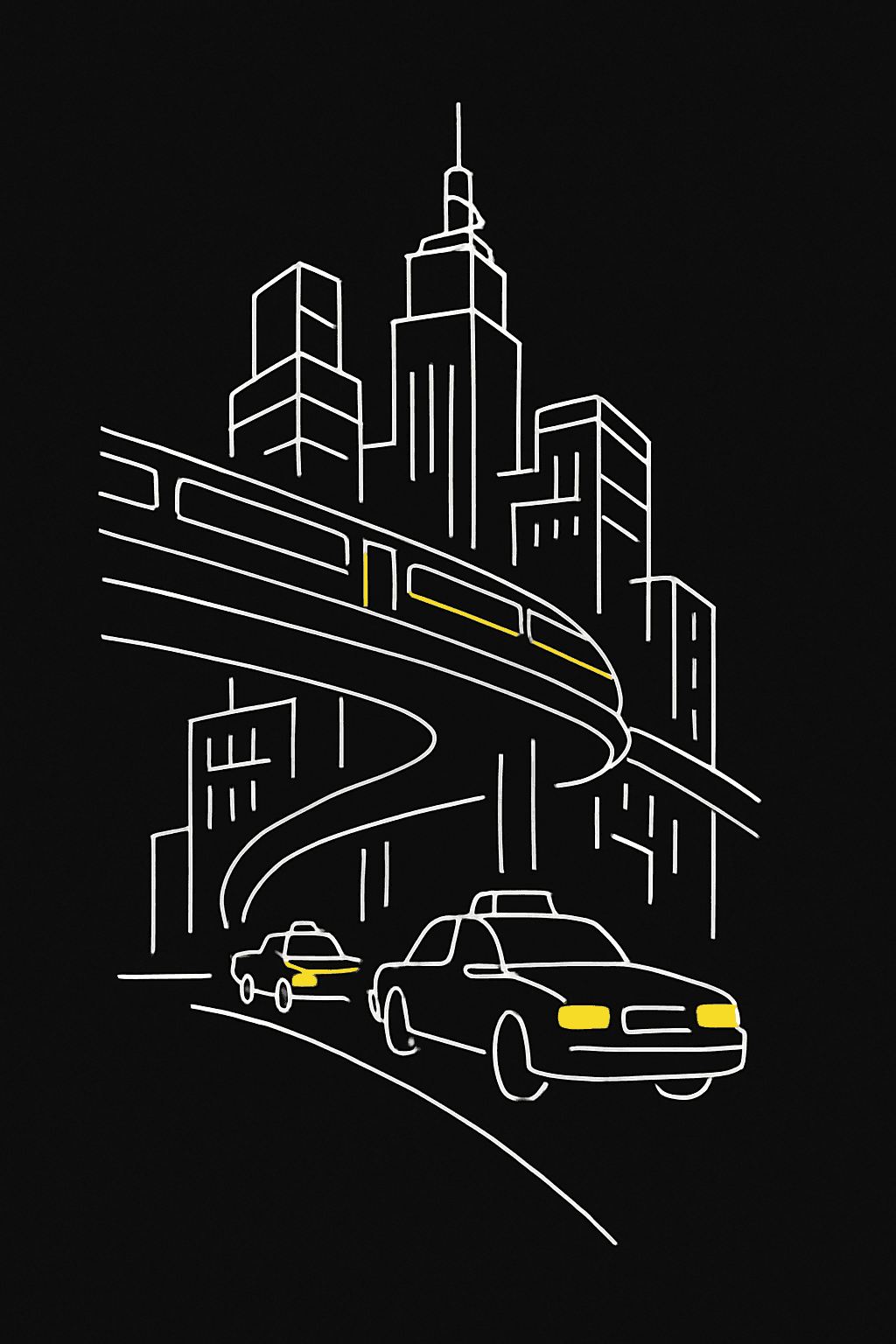Cityscape Rush: A Modern Urban Journey