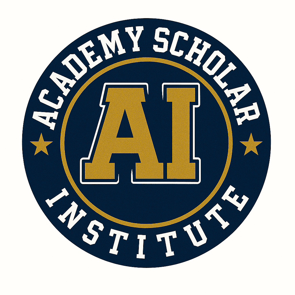 Classic Academic Scholar Emblem Logo