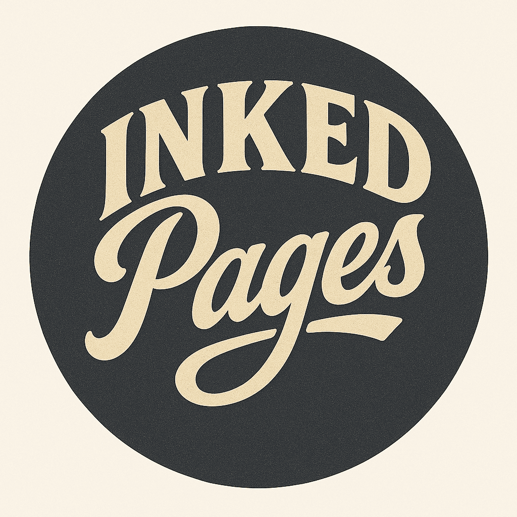 Vintage Style Inked Pages Logo