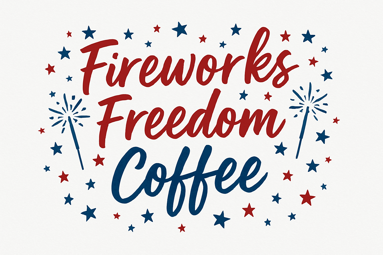 Freedom & Fireworks Coffee Vibes