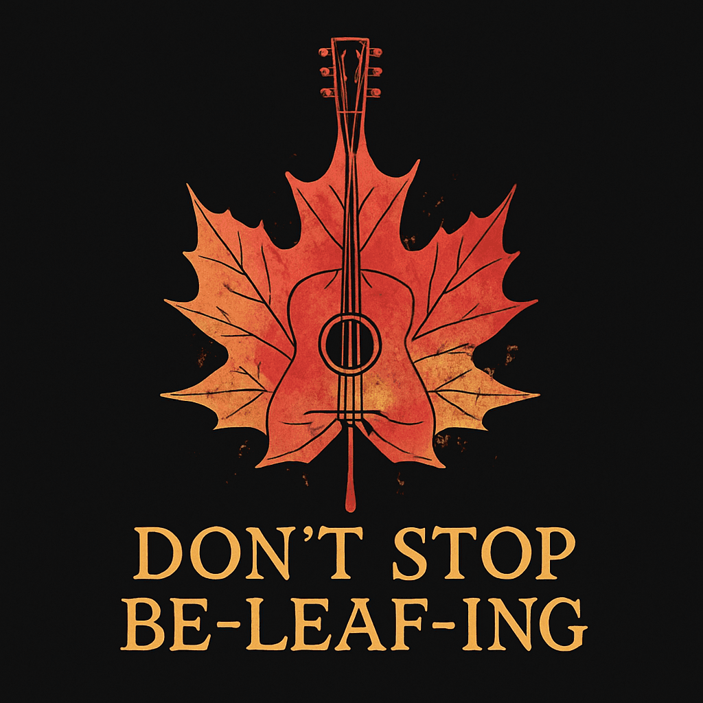 Don't Stop Be-Leaf-ing Guitar Autumn Fun
