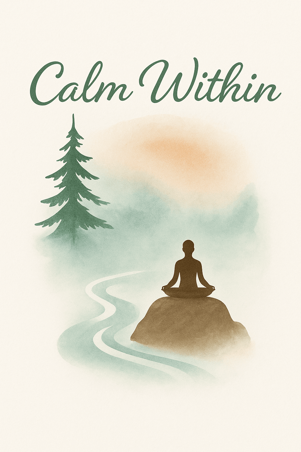 Calm Within: Serene Meditation by the River