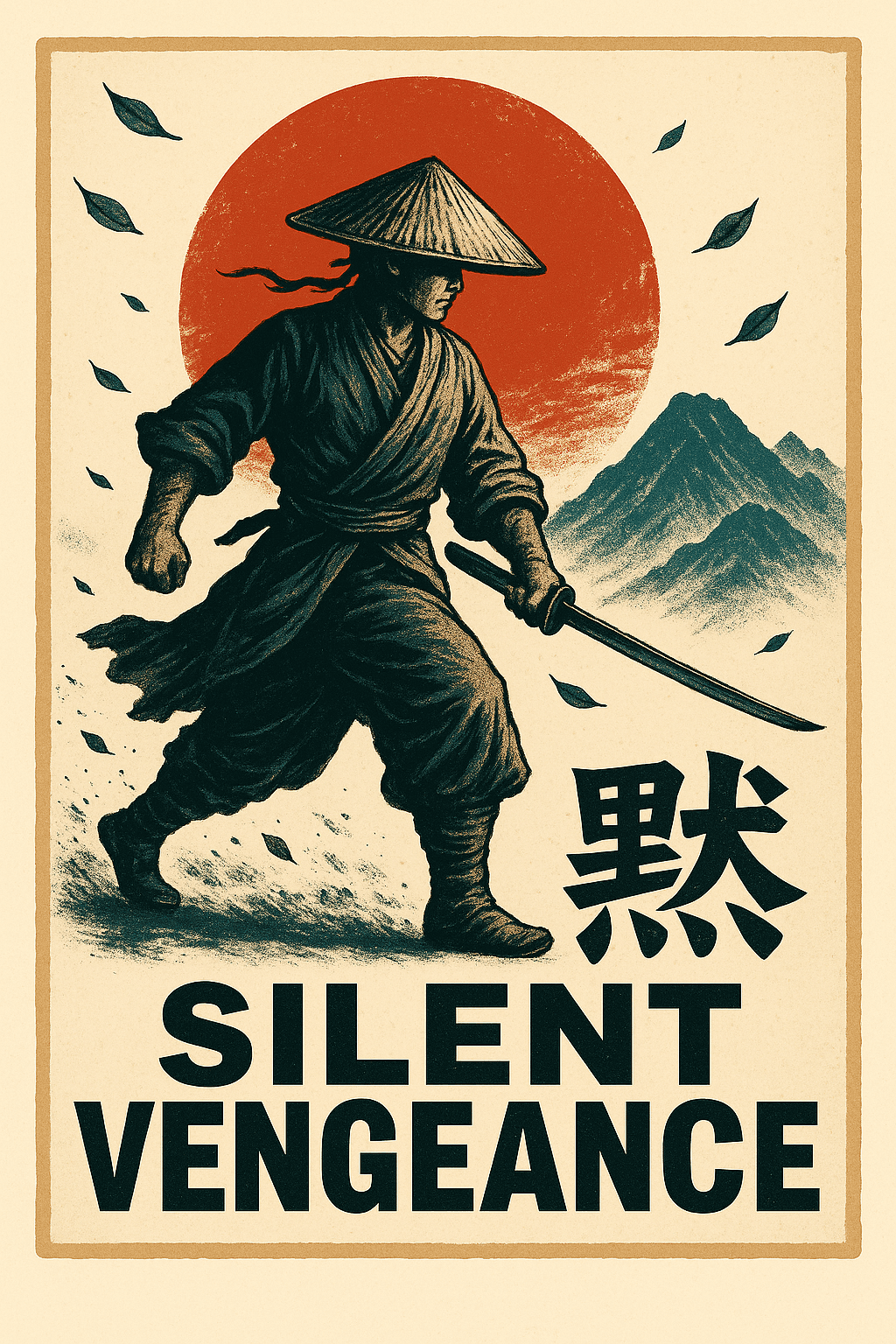 Silent Vengeance: Samurai Warrior Poster