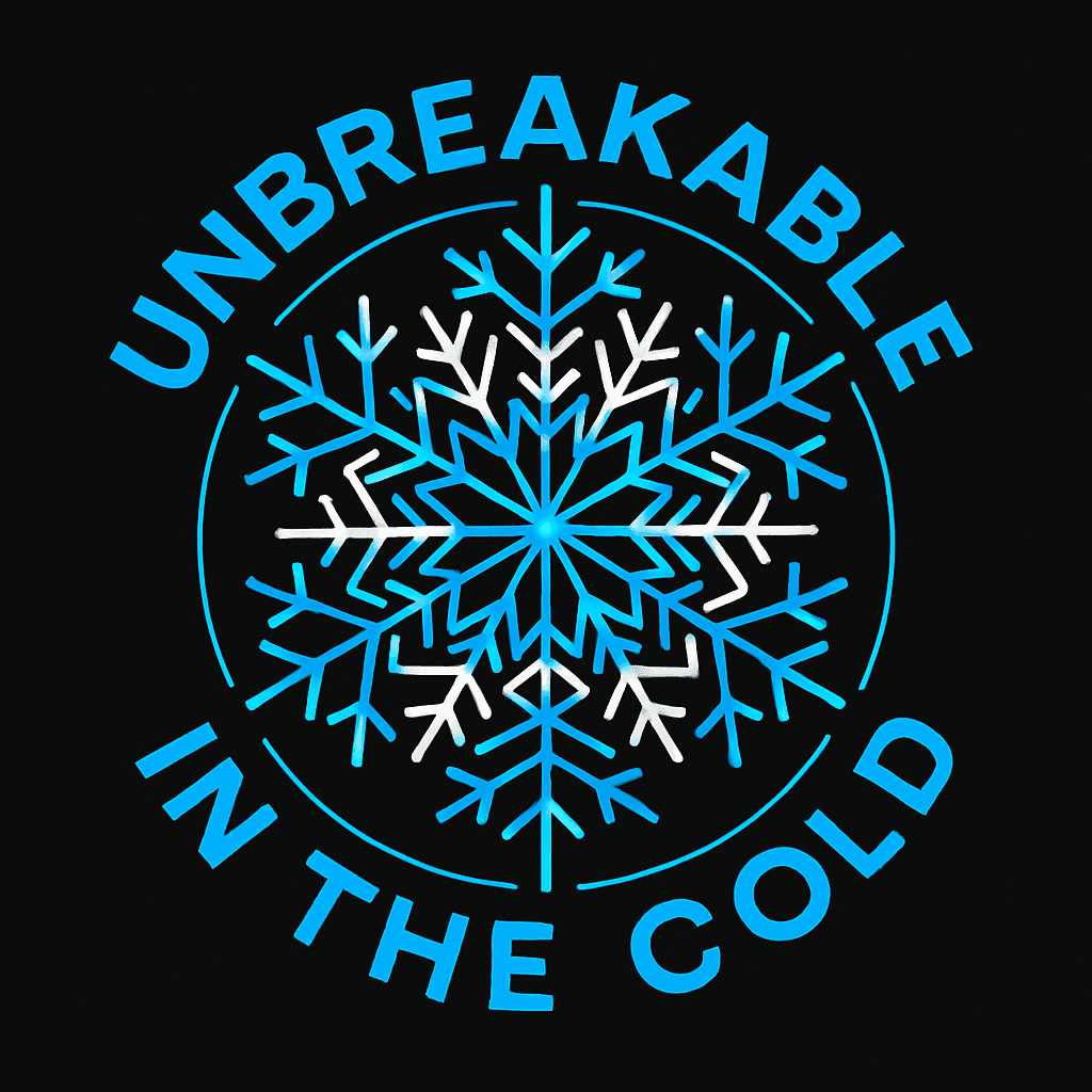 Unbreakable In The Cold Snowflake Design