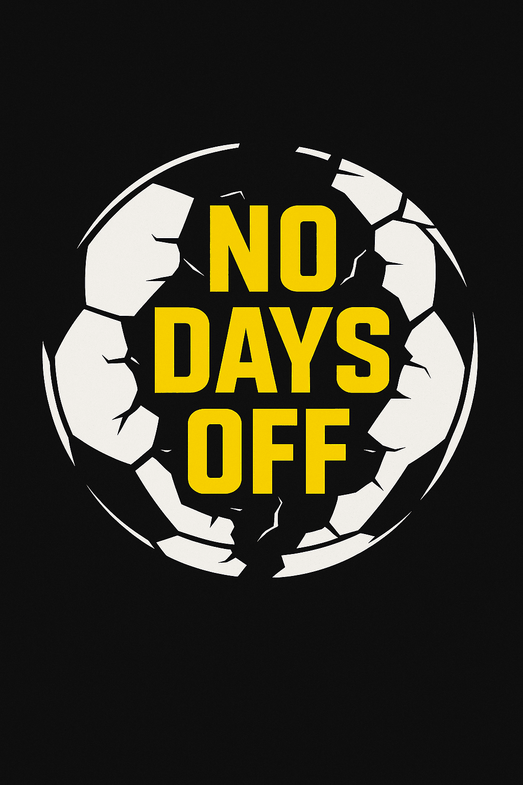 No Days Off Bold Sports Motivation Tee