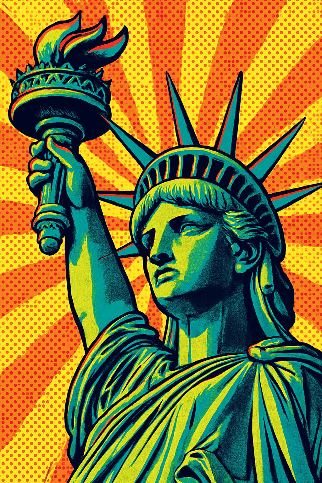 Liberty Awaits: A Vintage Inspiration