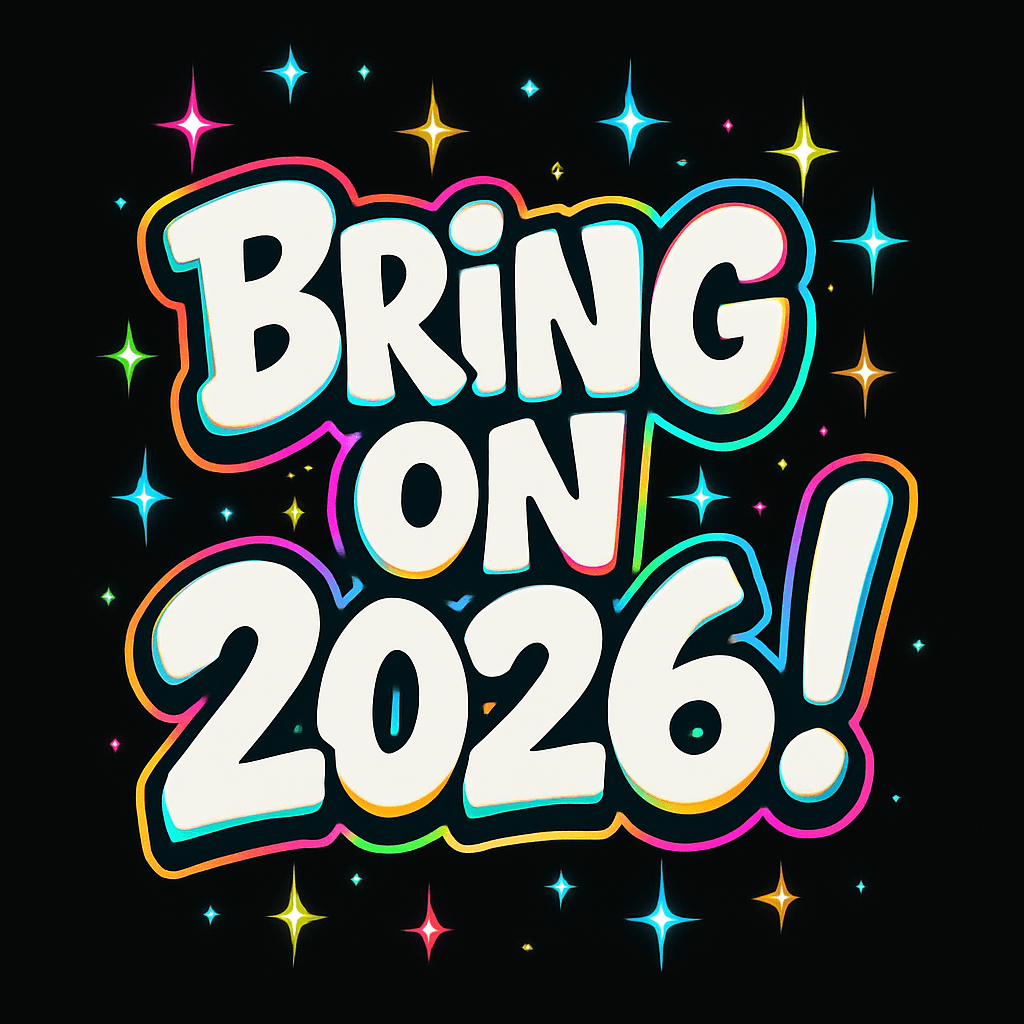 Bring On 2026! Colorful Motivational Design