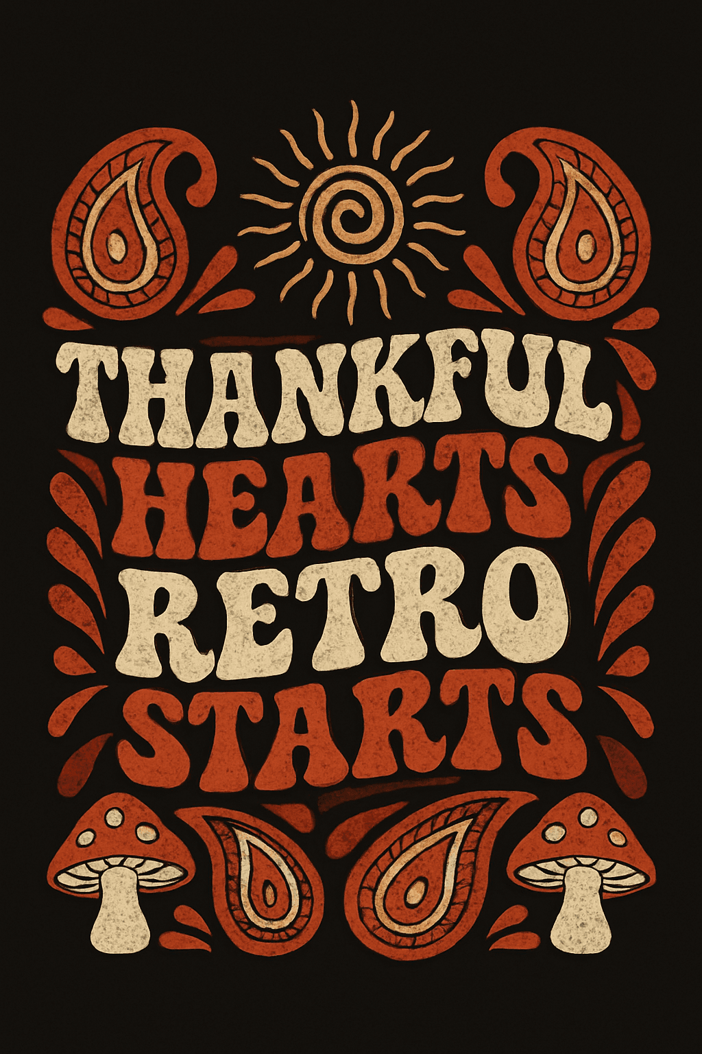 Thankful Hearts Retro Fall Vibes