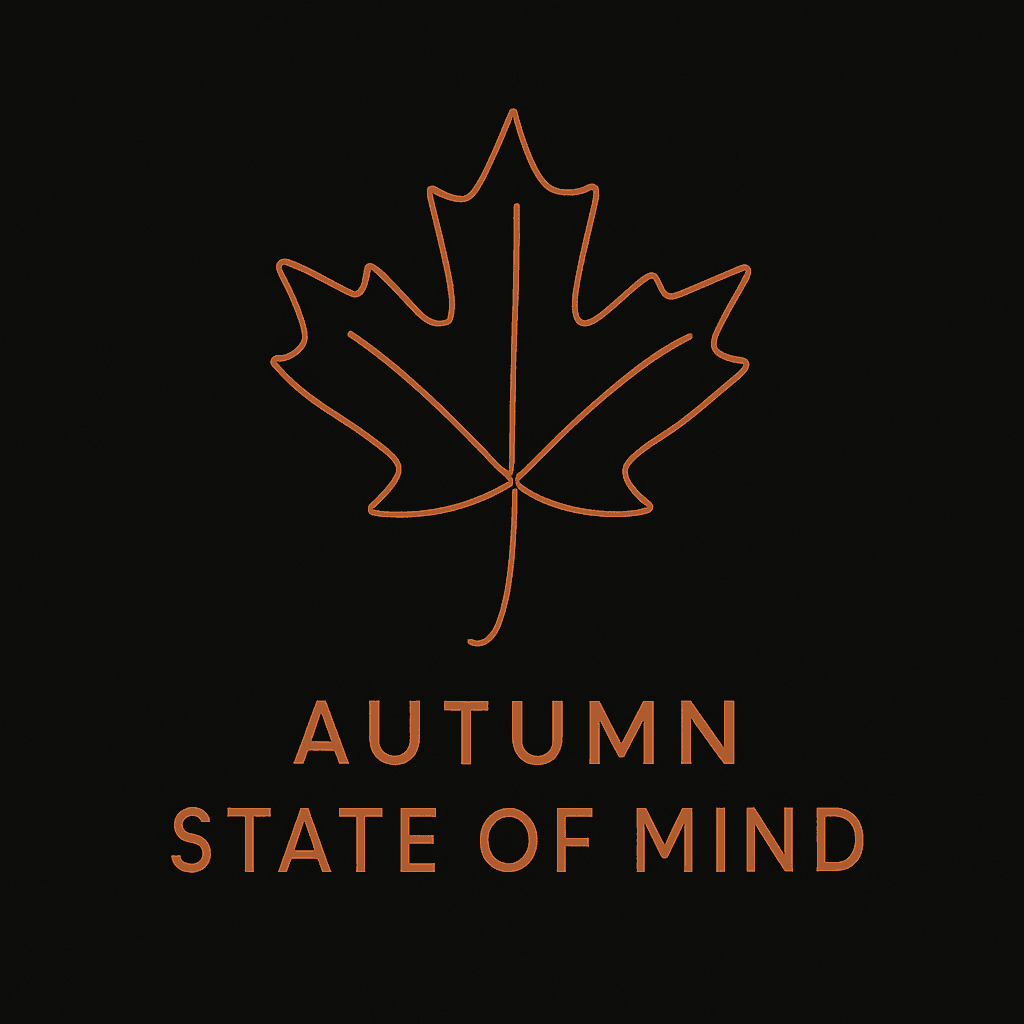 Autumn State of Mind Minimalist Leaf Design