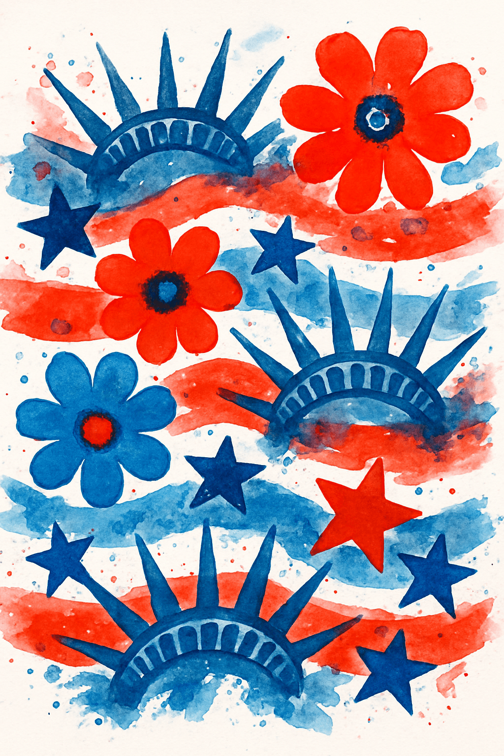 Stars, Stripes, and Blooms