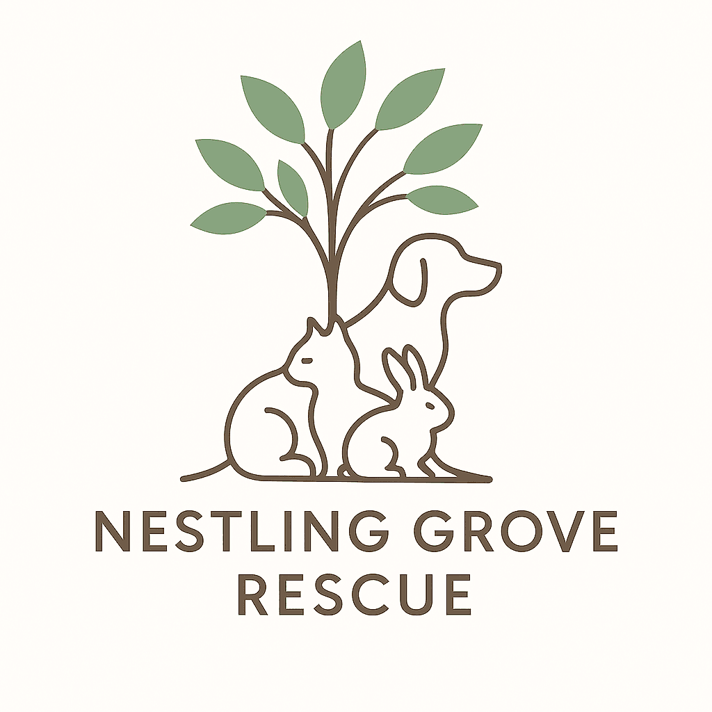 Nestling Grove Rescue: Animal Shelter Logo