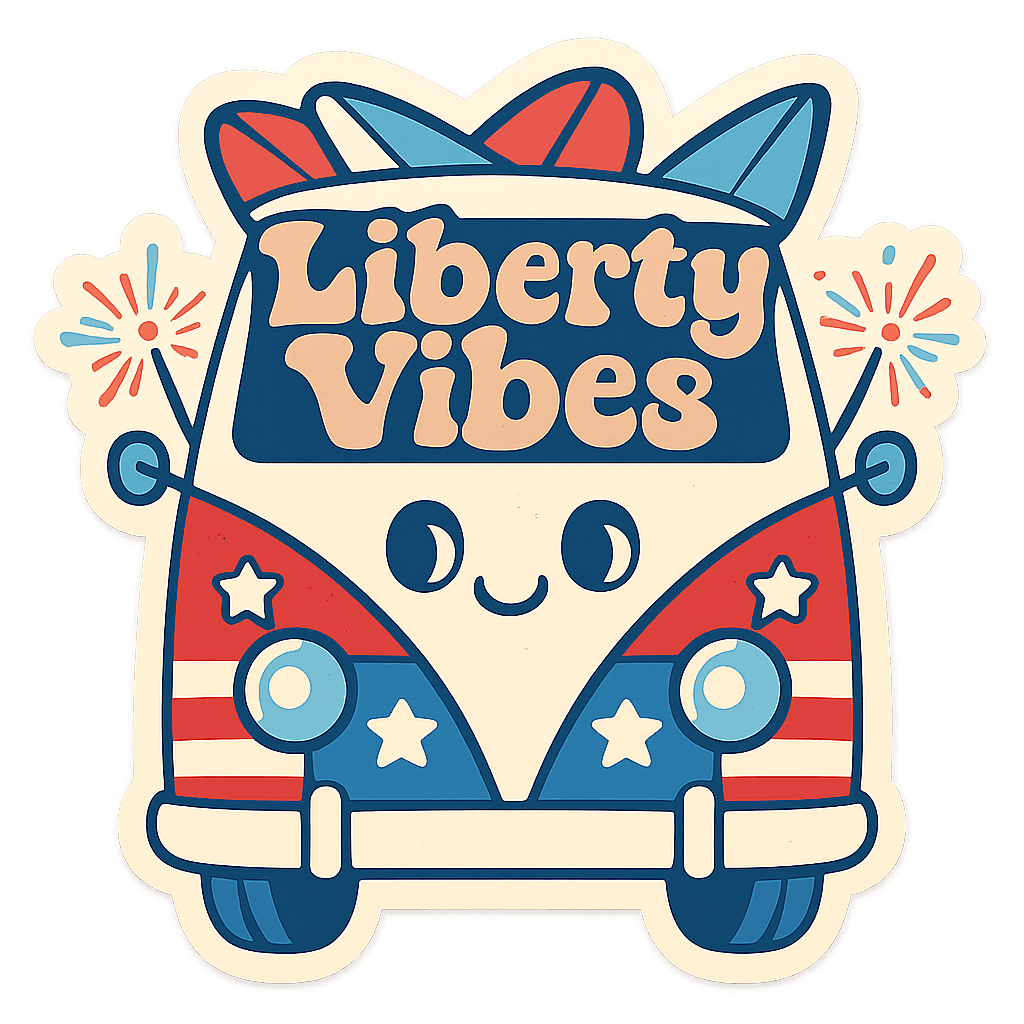Liberty Vibes Van Sticker