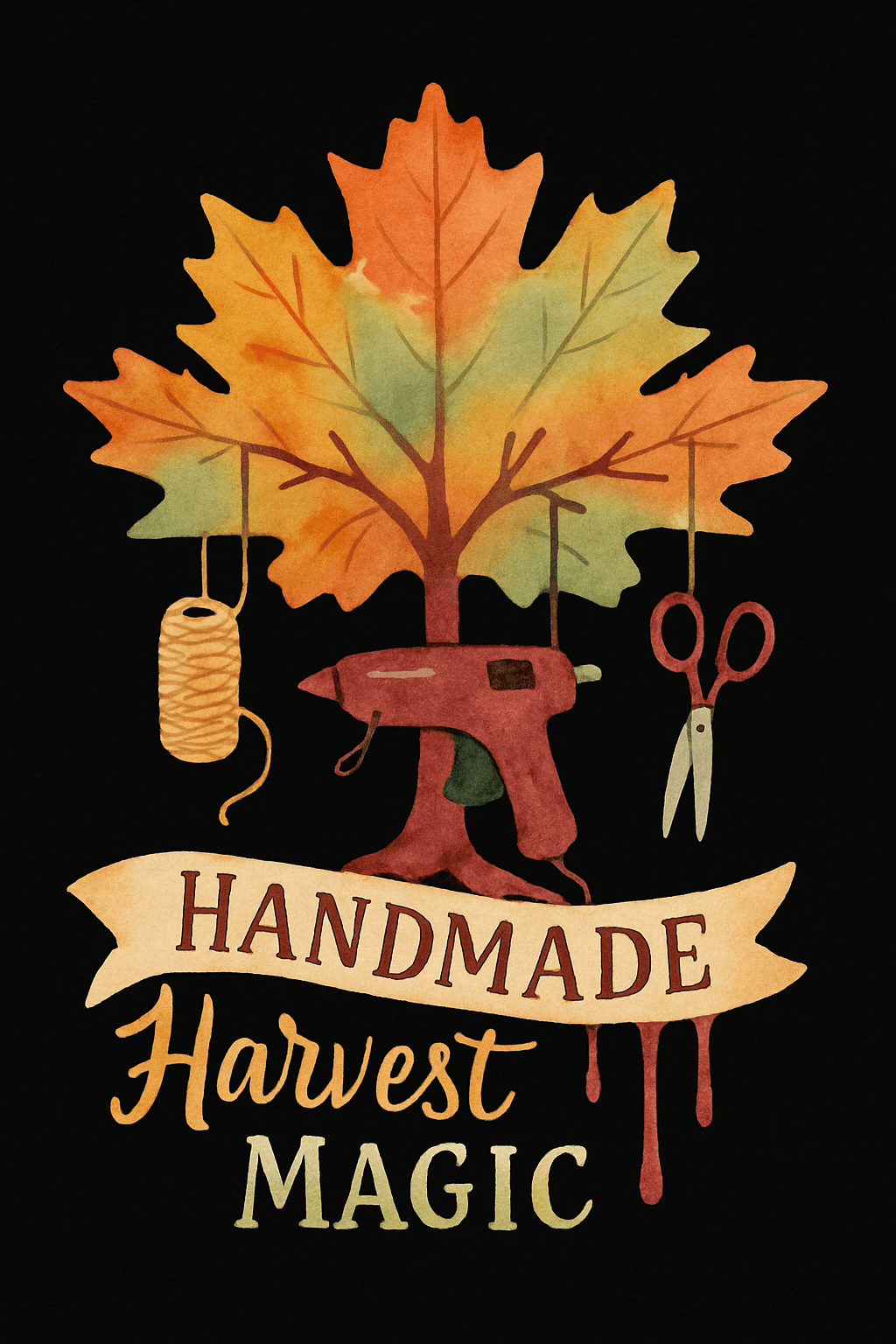 Handmade Harvest Magic Autumn Craft Design