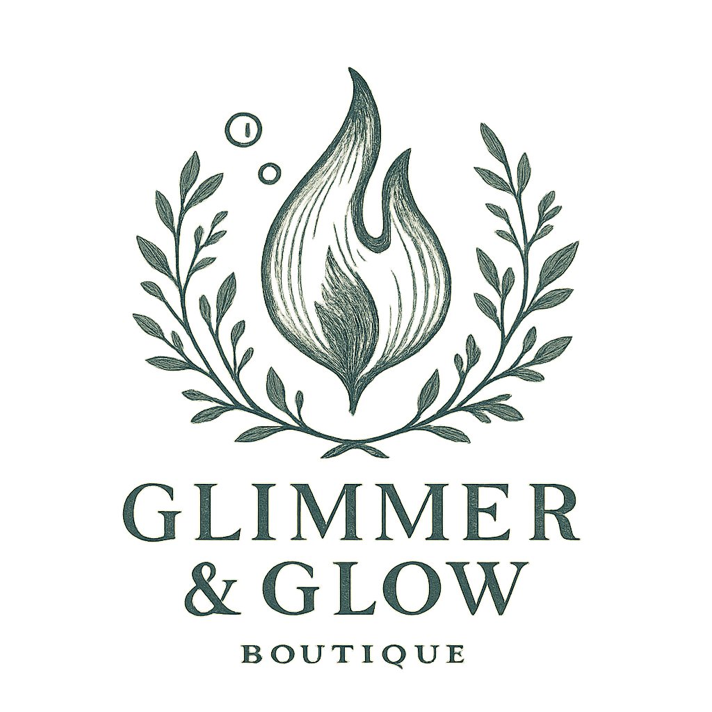 Elegant Glimmer & Glow Boutique Logo