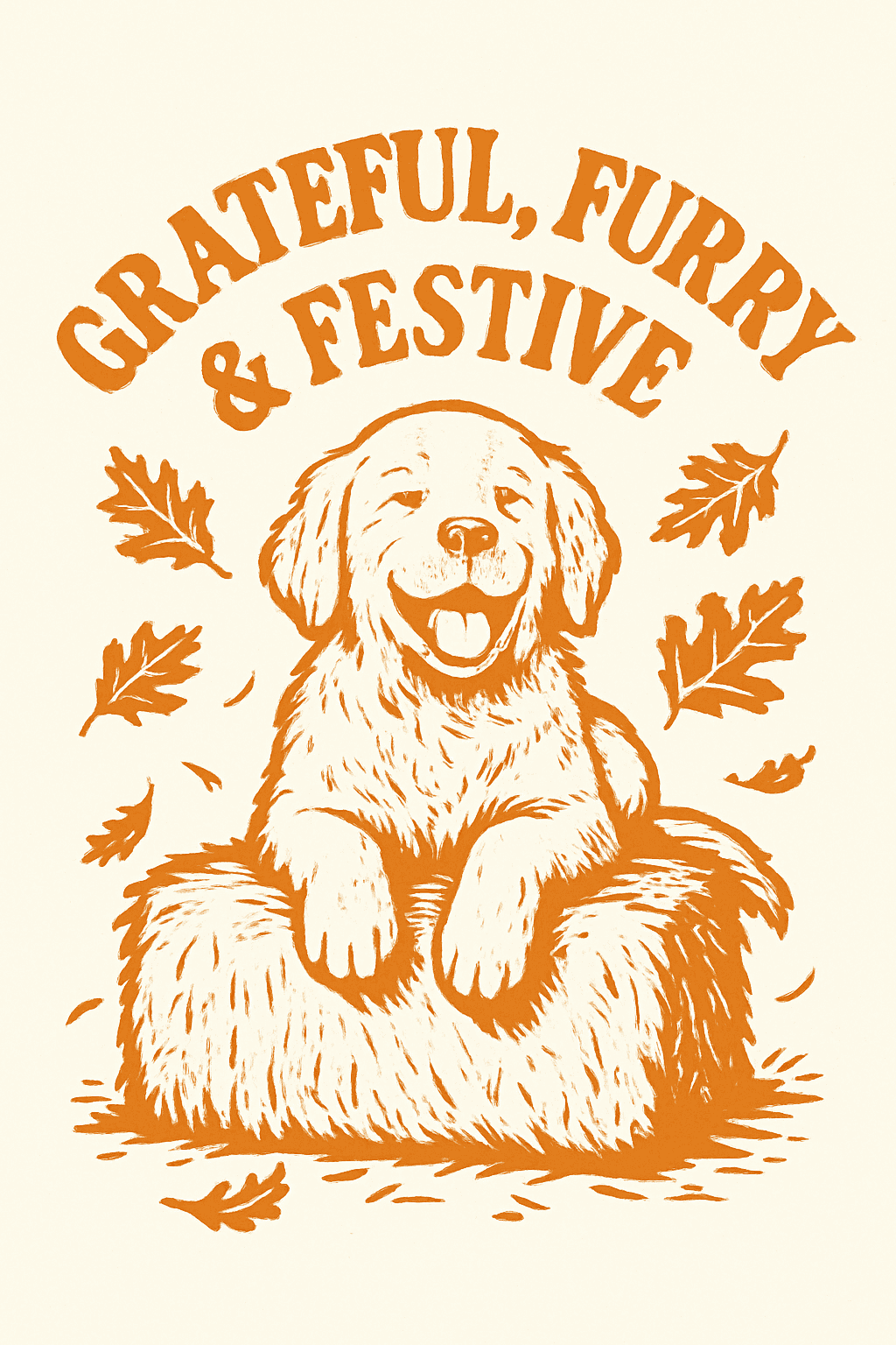 Grateful, Furry & Festive Dog Autumn Design