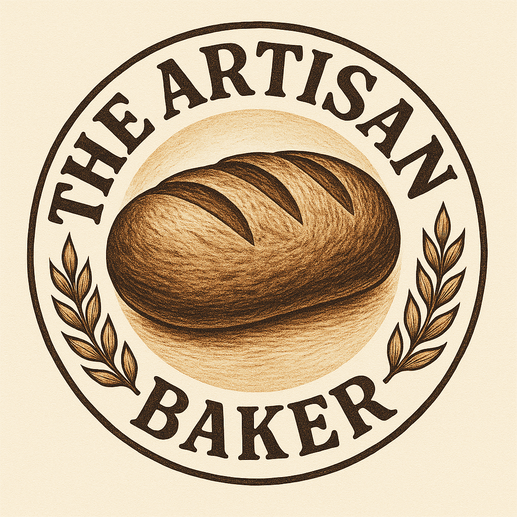 Rustic Artisan Bread Logo with Vintage Charm