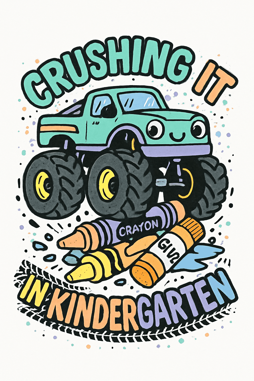 Crushing It in Kindergarten Monster Truck Fun