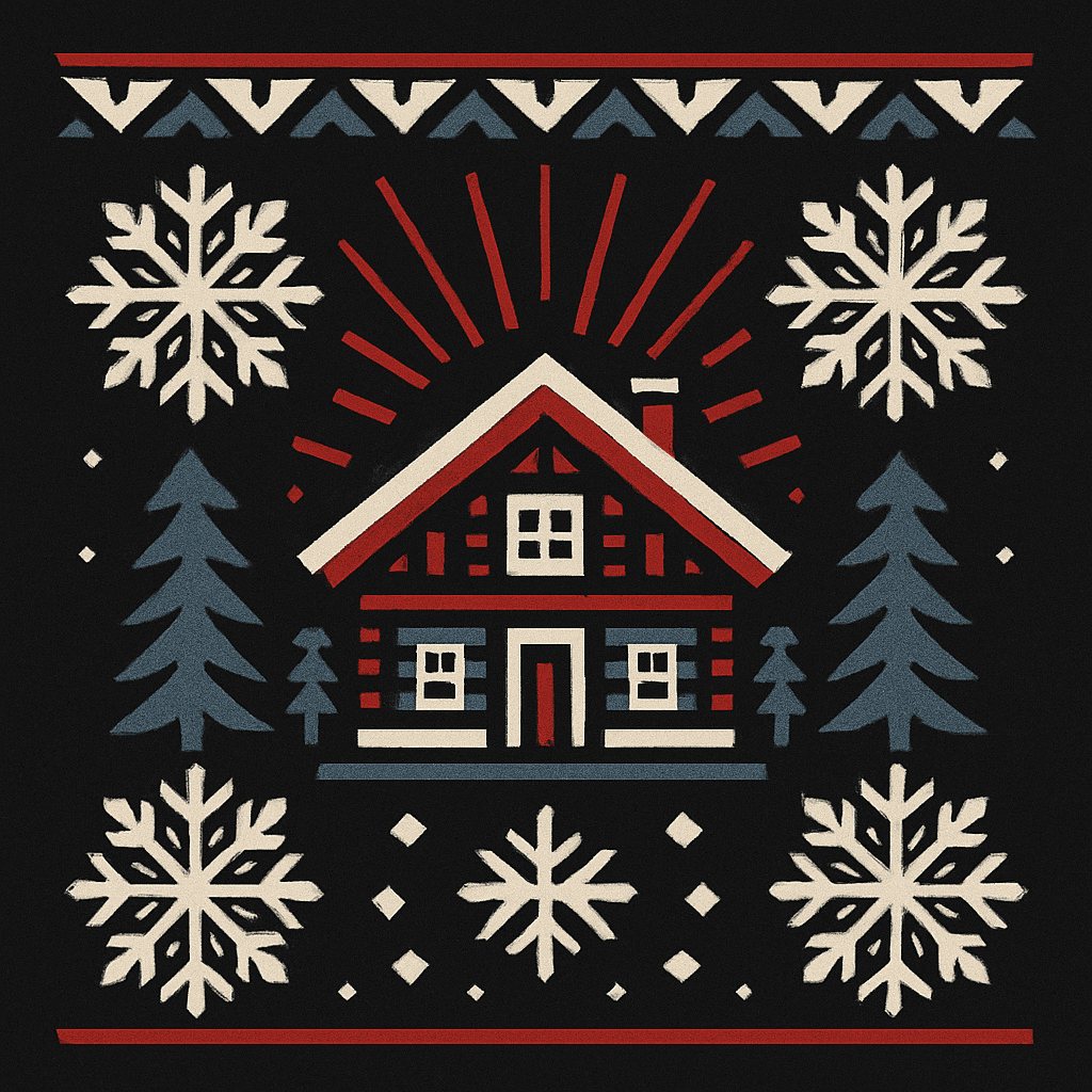 Cozy Cabin Winter Holiday Design