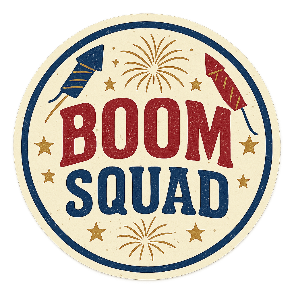 Boom Squad Celebration Design