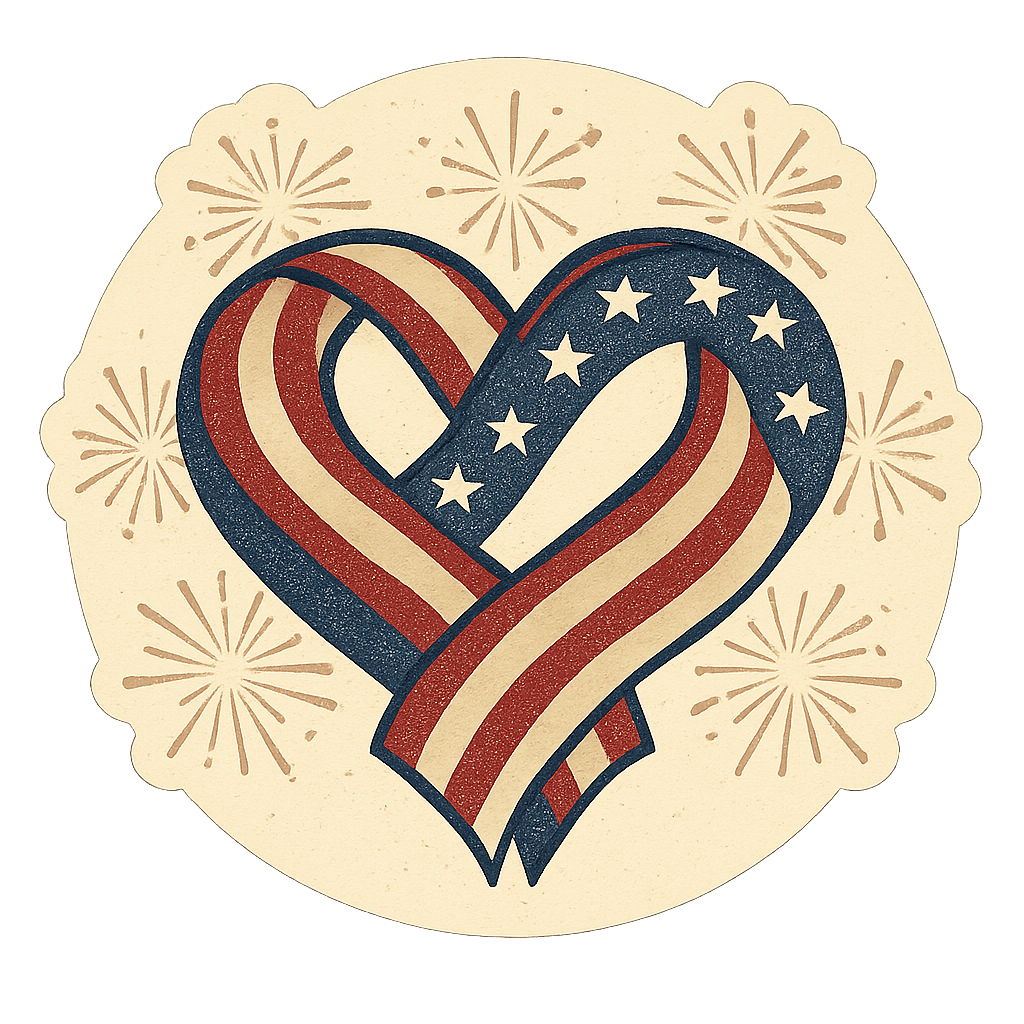 Patriotic Heart Design