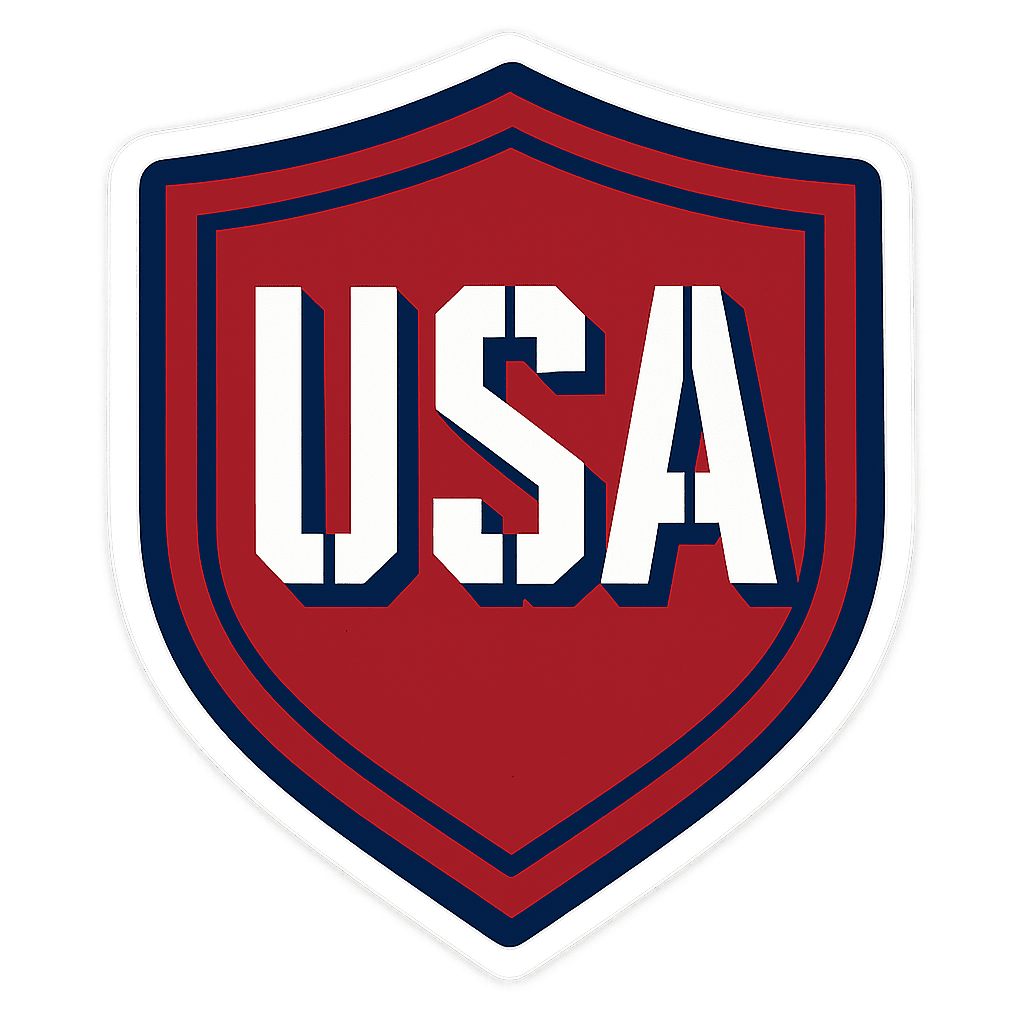 USA Shield Emblem Design