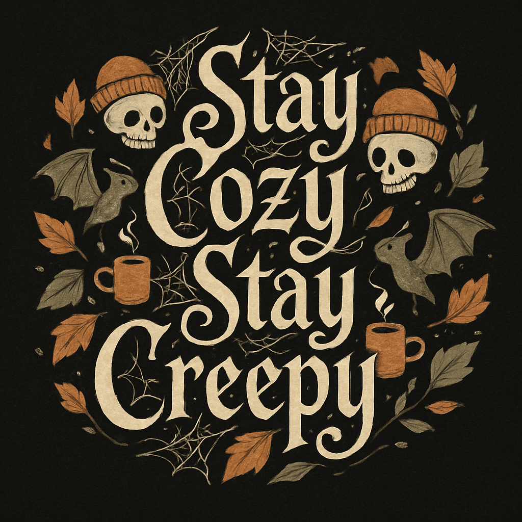 Stay Cozy Stay Creepy Halloween Vibes