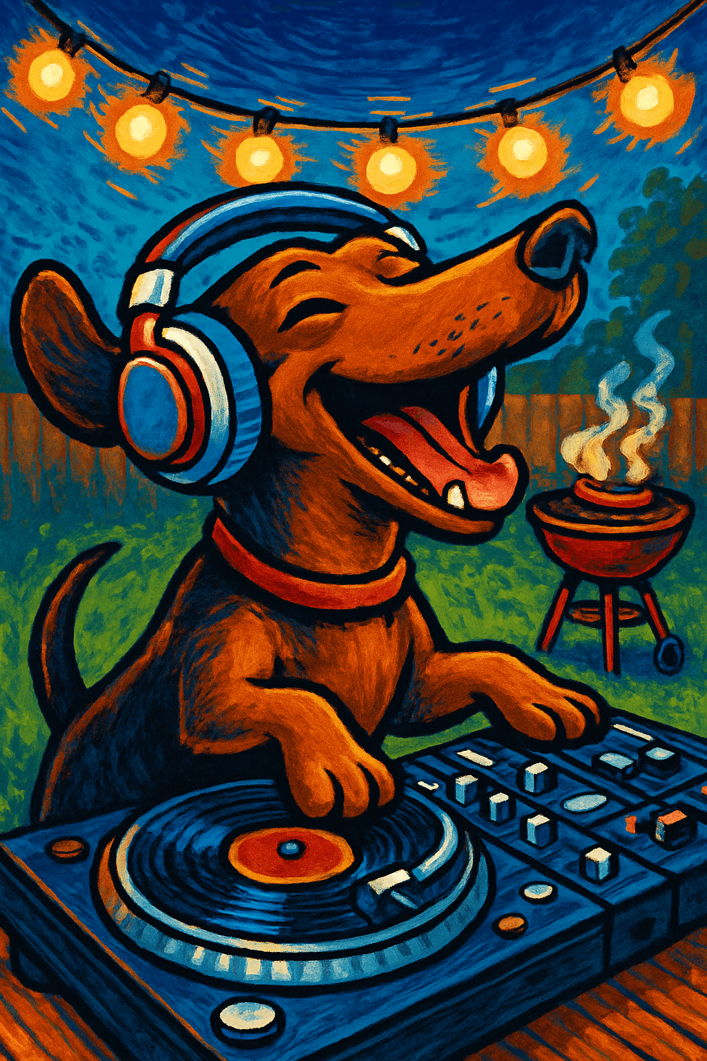 DJ Dog: Party Vibes and Good Times