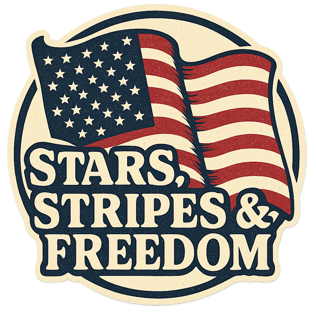 Stars, Stripes & Freedom Sticker