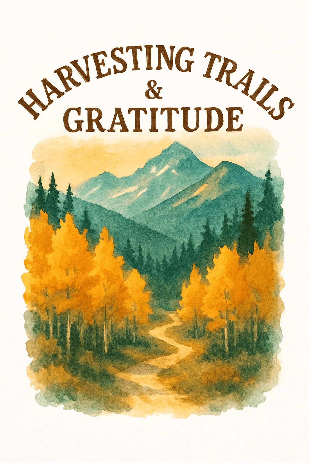 Harvesting Trails & Gratitude Autumn Scene