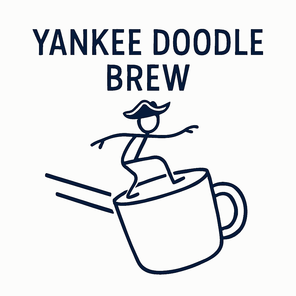 Yankee Doodle Brew: Sip with a Smile!