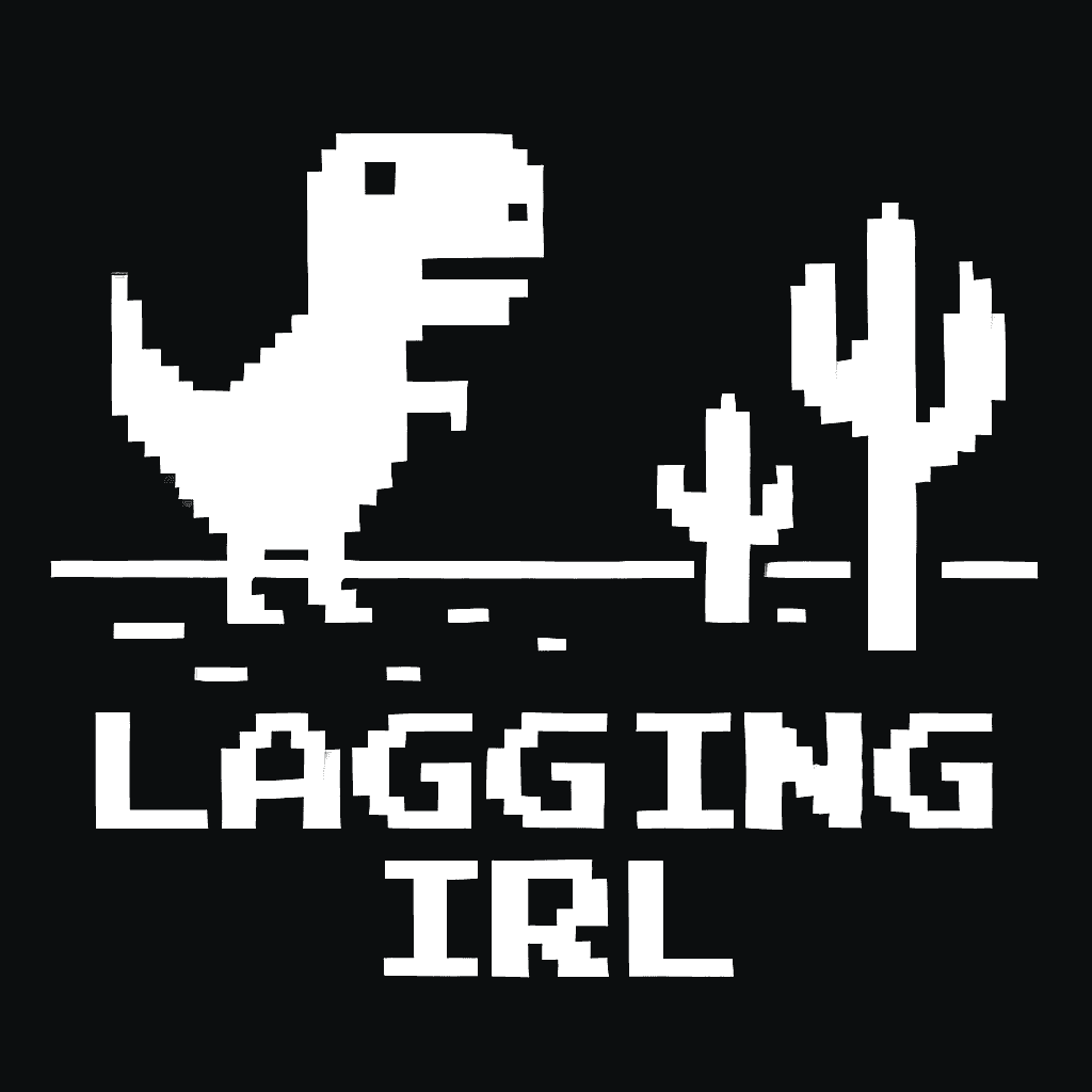 Lagging IRL Dino Pixel Art
